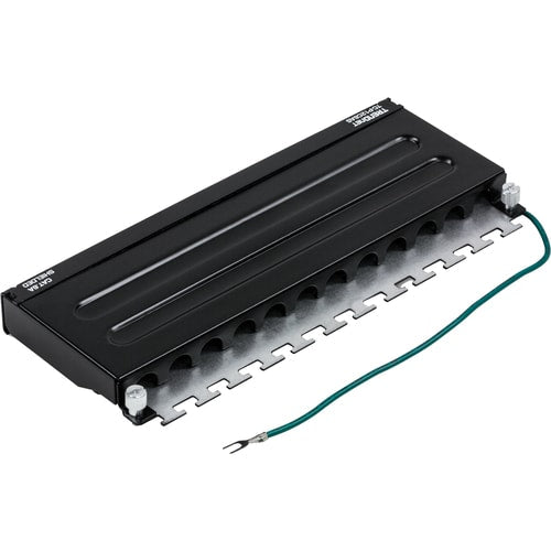Panel de conexión blindado TRENDnet Cat6A de 12 puertos, compatible con 10G, Cat5e, Cat6 y Cat6A