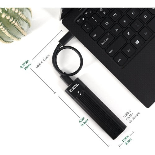 BOÎTIER NVME USB 3.1 GEN 2 ENFICHABLE SANS OUTIL