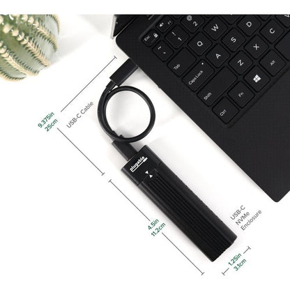 BOÎTIER NVME USB 3.1 GEN 2 ENFICHABLE SANS OUTIL