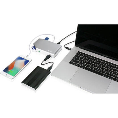 Concentrador USB-C IOGEAR con lector de tarjetas - USB 3.1 (2.ª generación) Tipo C