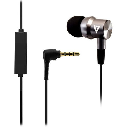 V7 Noise Isolating Stereo Earbuds with Inline Micr