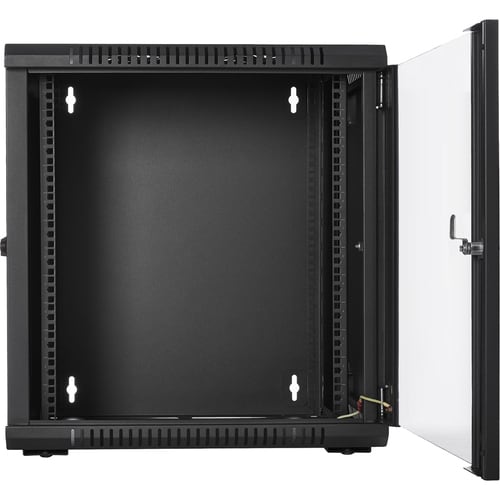 Boîtier mural en verre pour rack 12U V7 - Boîtier mural en verre pour rack 12U