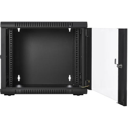 Boîtier mural en verre pour rack 9U V7 - Boîtier mural en verre pour rack 9U