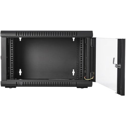 Boîtier mural en verre pour rack 6U V7 - Boîtier mural en verre pour rack 6U