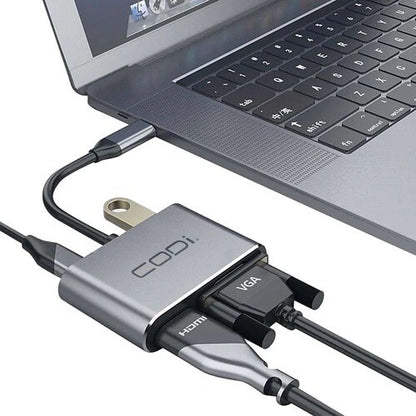 CODi 4-In-1 USB-C Display Adapter (HDMI