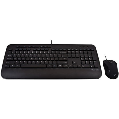V7 CKU300USFull Size USB Keyboard with Palm Rest and Ambidextrous