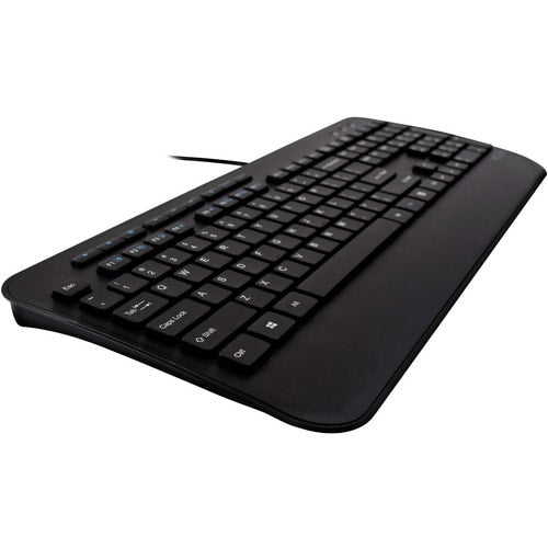 V7 CKU300USFull Size USB Keyboard with Palm Rest and Ambidextrous