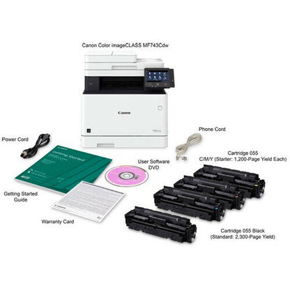 Canon imageCLASS MF740 MF743Cdw Laser Multifunction Printer-