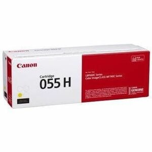 Canon 055H Original High Yield Laser Toner Cartridge - Yello
