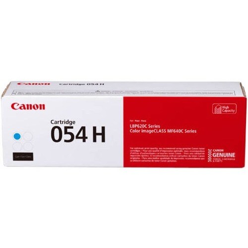 Canon 054H Original High Yield Laser Toner Cartridge - Cyan
