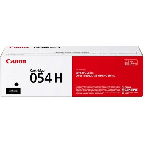 Canon 054H Original High Yield Laser Toner Cartridge - Black