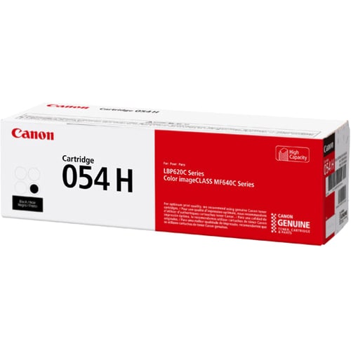 Canon 054H Original High Yield Laser Toner Cartridge - Black