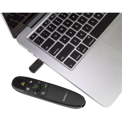 Control remoto inalámbrico para presentaciones con puntero láser verde