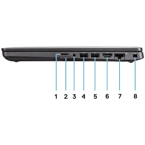 Ordinateur portable Dell Latitude 5000 5400 14" (355,60 mm) - Intel Core i7 8e génération i7-8665U - 8 Go