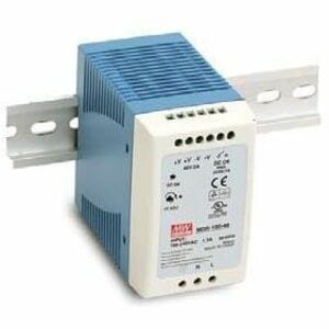 PS DIN SLIM PLÁSTICO 100W 24V
