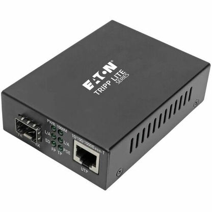 Tripp Lite by Eaton Gigabit SFP Fiber to Ethernet Media Converter, POE+