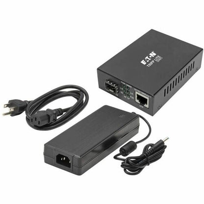 Tripp Lite by Eaton Gigabit SFP Fiber to Ethernet Media Converter, POE+