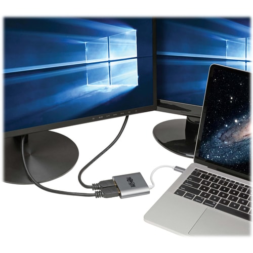 Adaptador de audio y video HDMI/USB U444-06N-2H-MST de Tripp Lite by Eaton - 1 x USB tipo C USB 3.1 T