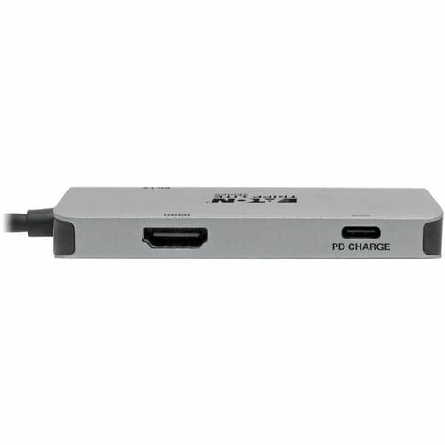 Tripp Lite by Eaton USB 3.1 C Adapter with PD Charging, Gray - 1 x USB Type C USB 3.1 Thun