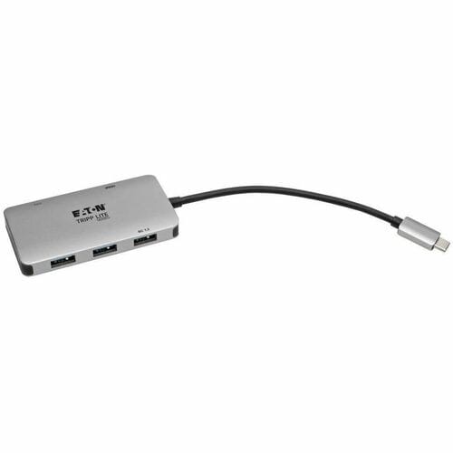 Tripp Lite by Eaton USB 3.1 C Adapter with PD Charging, Gray - 1 x USB Type C USB 3.1 Thun