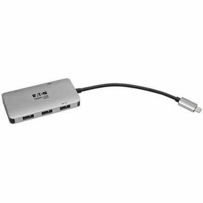 Tripp Lite by Eaton USB 3.1 C Adapter with PD Charging, Gray - 1 x USB Type C USB 3.1 Thun