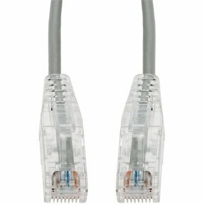 Câble Ethernet Cat. 6 en PVC fin gris AddOn 90 cm, transparent, anti-accroc