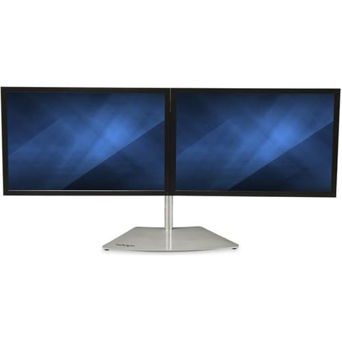 StarTech.com Dual Monitor Stand, Free Standing Des