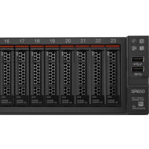 Lenovo ThinkSystem SR650 7X06A0FKNA 2U Rack Server - 1 Xeon Silver 4216 2.10 GHz