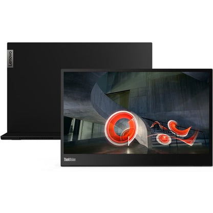 Moniteur LCD Full HD Lenovo ThinkVision M14 14 pouces - 16:9 - Noir corbeau