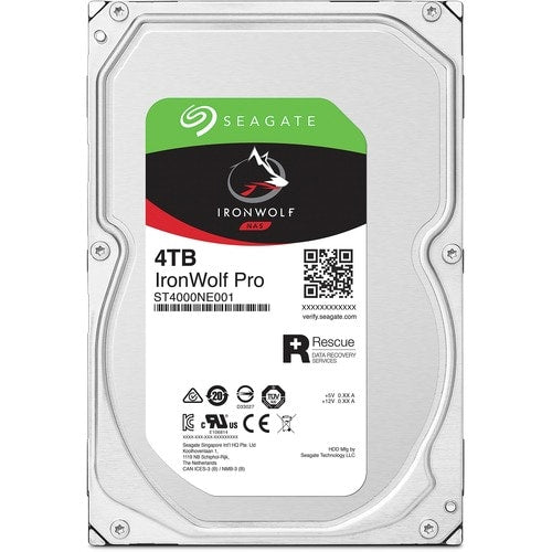 Disque dur SATA IRONWOLF 4 To 7200 tr/min 256 Mo 3,5