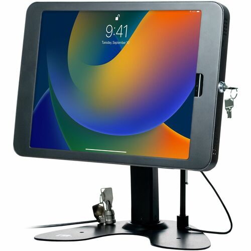 Soporte de quiosco de seguridad dual digital CTA para iPad Pro de 12,9 pulgadas Gen 3, 4 y 5 - Hasta t