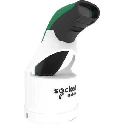 Socket Mobile SocketScan® S740, escáner de código de barras universal, base verde y blanca -