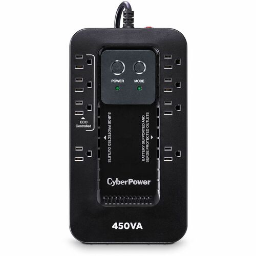 Sistemas UPS ecológicos CyberPower EC450G de Cyber ​​Power: 120 V CA, NEMA 5-1