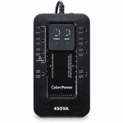 Sistemas UPS ecológicos CyberPower EC450G de Cyber ​​Power: 120 V CA, NEMA 5-1