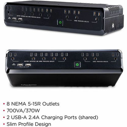 Cyber Power CyberPower SL700U Standby UPS Systems - 120 VAC, NEMA 5-15P