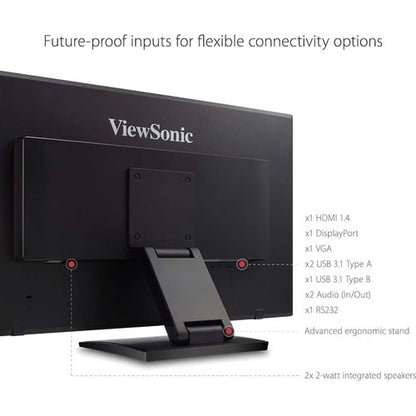 Écran tactile LCD ViewSonic TD2760 27 pouces - 16:9 - 6 ms