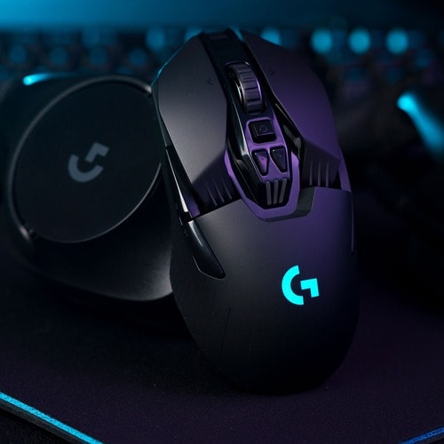 Ratón inalámbrico para juegos Logitech G903 LIGHTSPEED - PMW3366 - Cable/Inalámbrico