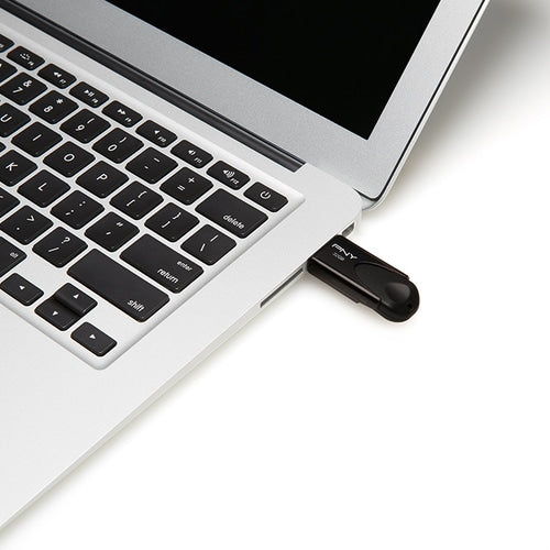 32GB ATTACHE 4 USB 2.0 BLACK CAPLESS