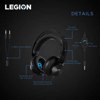 Lenovo Legion H300 Stereo Gaming Headset - Stereo