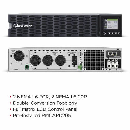 Cyber Power CyberPower OL5KRTHD Smart App Online UPS Systems - 200 - 2
