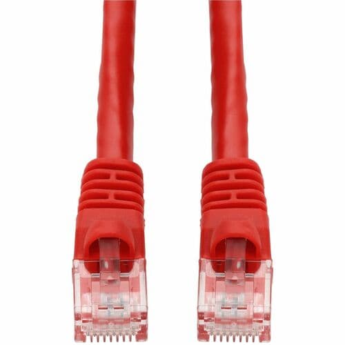 Câble Ethernet Cat. 6 en PVC rouge AddOn de 2,1 m, anti-accroc, gaine à bulles RJ