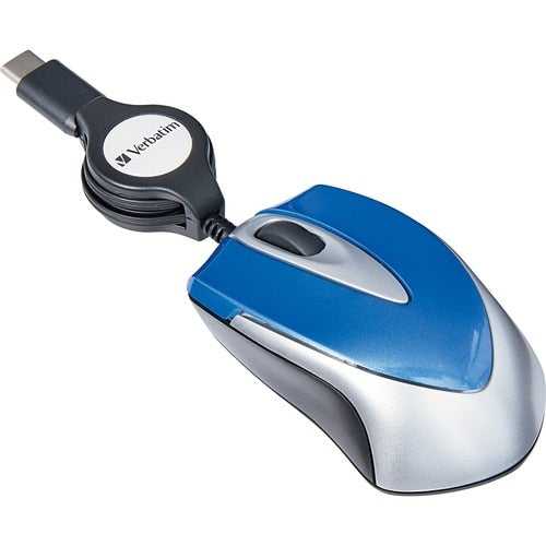 MINI SOURIS OPTIQUE DE VOYAGE USB-C MULTI 10 BLEU