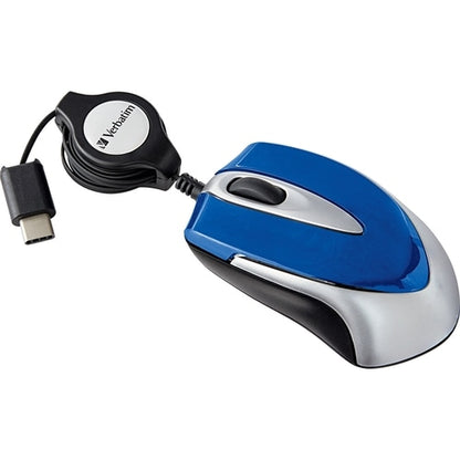 MINI SOURIS OPTIQUE DE VOYAGE USB-C MULTI 10 BLEU