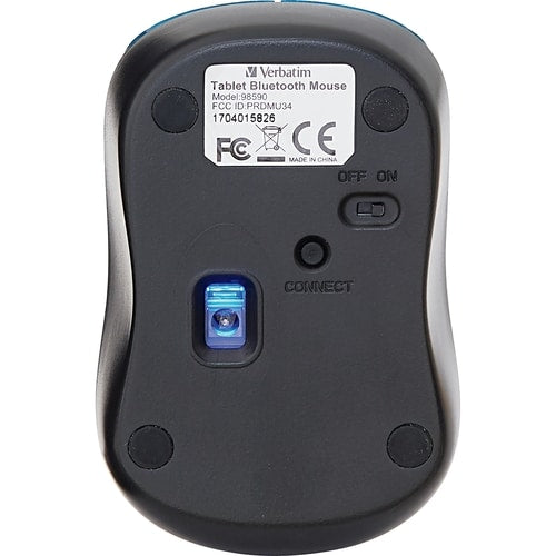 TABLETTE SANS FIL BLUETOOTH MULTI-TRAC SOURIS LED BLEUE BLEU FONCÉ