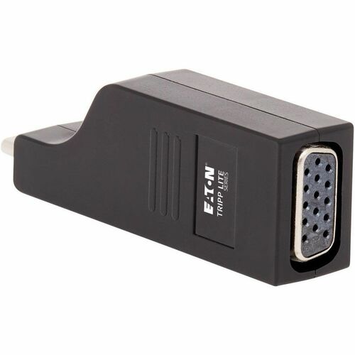 Adaptador vertical USB-C a VGA de Tripp Lite by Eaton, M/H, negro - 1 x USB tipo C USB 3.1 Thu