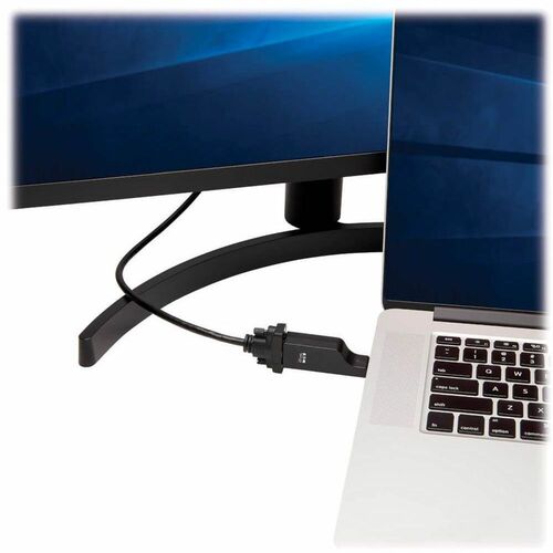 Adaptador vertical USB-C a VGA de Tripp Lite by Eaton, M/H, negro - 1 x USB tipo C USB 3.1 Thu