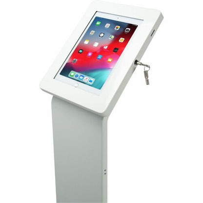 Soporte de suelo con cerradura CTA Digital Premium y carcasa para iPad de 10.ª generación (10,9 pulgadas y M)