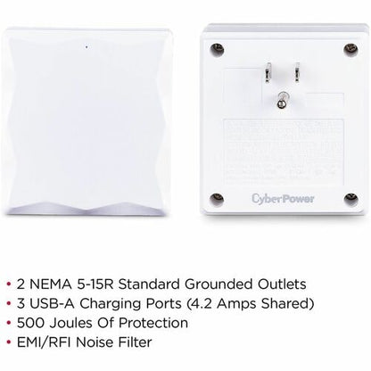Cyber Power CyberPower Professional 2-OUtlet Surge Suppressor/Protecti