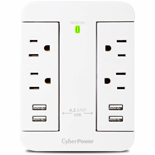CyberPower Home Office 4-Outlet Surge Suppressor/Protector - 4 x NEMA