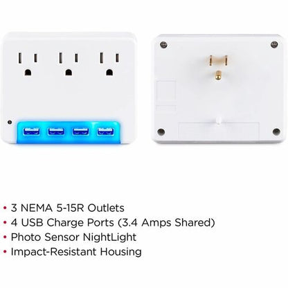 Cyber Power CyberPower Professional P3WUN 3-Outlet Surge Suppressor/Pr